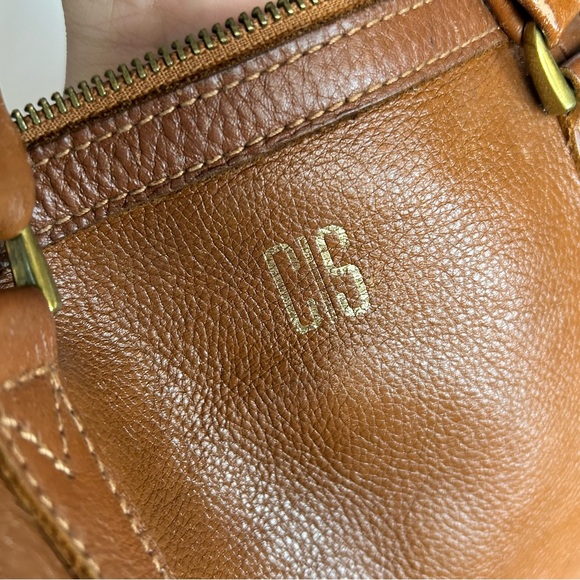 Madewell Cognac Leather Crossbody Shoulder Purse - Picture 14 of 17